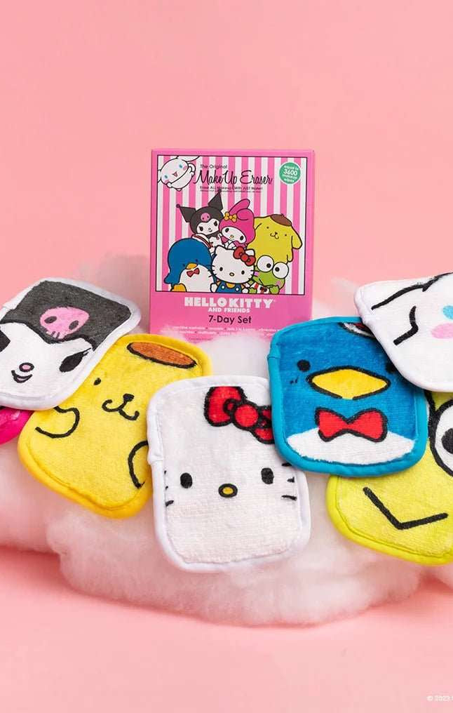 Makeup Eraser Hello Kitty 7-Day Set Beauty Product by Makeup Eraser as seen on celebrities