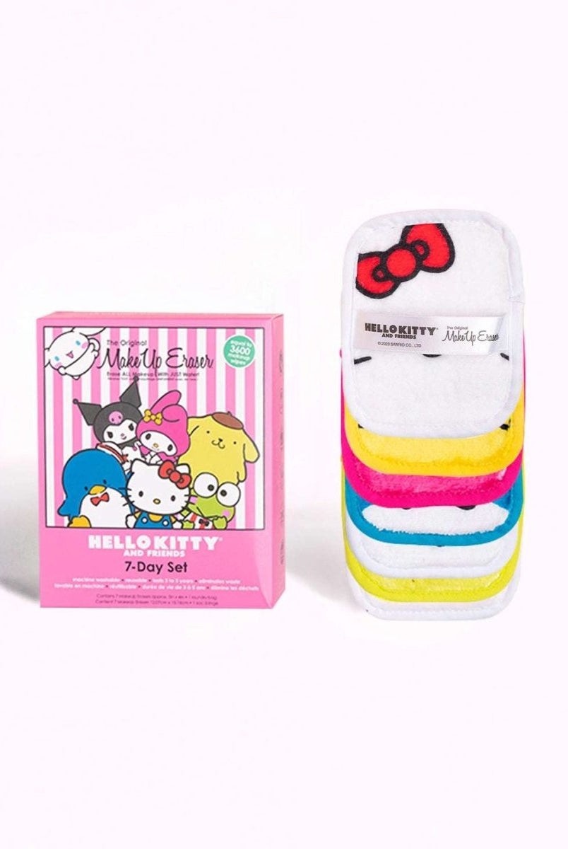 Shop Makeup Eraser Makeup Eraser Hello Kitty 7 - Day Set Beauty Product for women – premium loungewear and festival fashion at Spoiled Brat