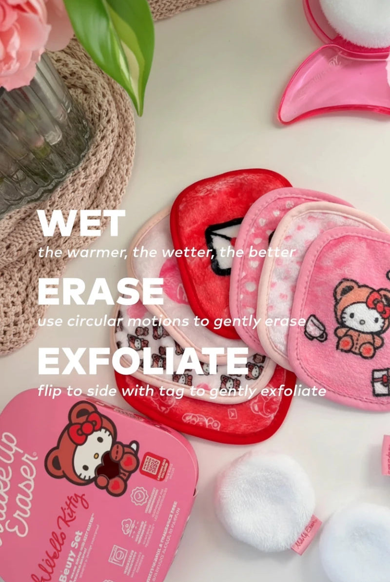 Shop Makeup Eraser Makeup Eraser Hello Kitty 7 - Day Sets Beauty Product for women – premium loungewear and festival fashion at Spoiled Brat