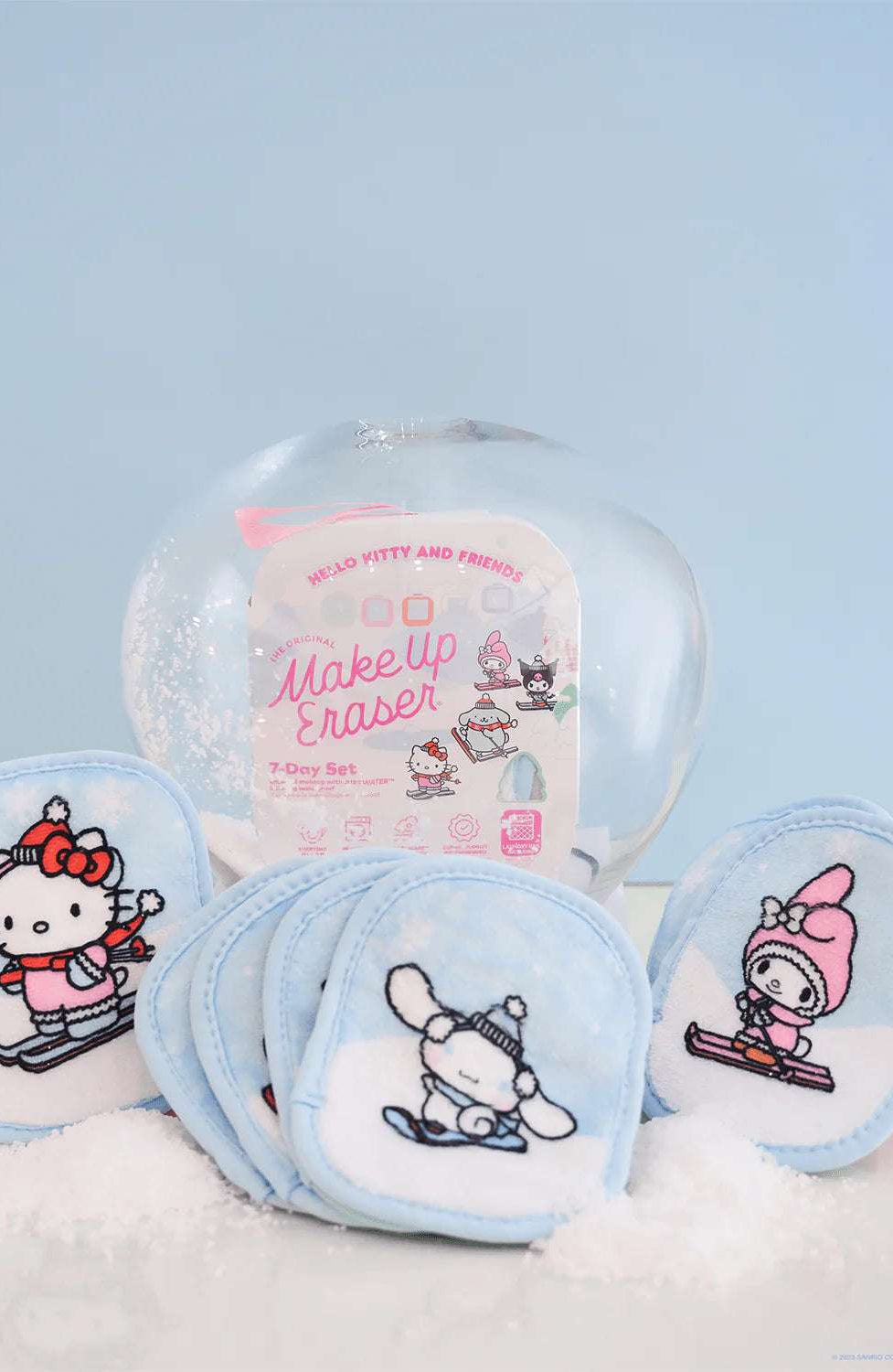 Shop Makeup Eraser Makeup Eraser Hello Kitty & Friends Aspen Vacation 7 - Day Set © Sanrio Beauty Product for women – premium loungewear and festival fashion at Spoiled Brat