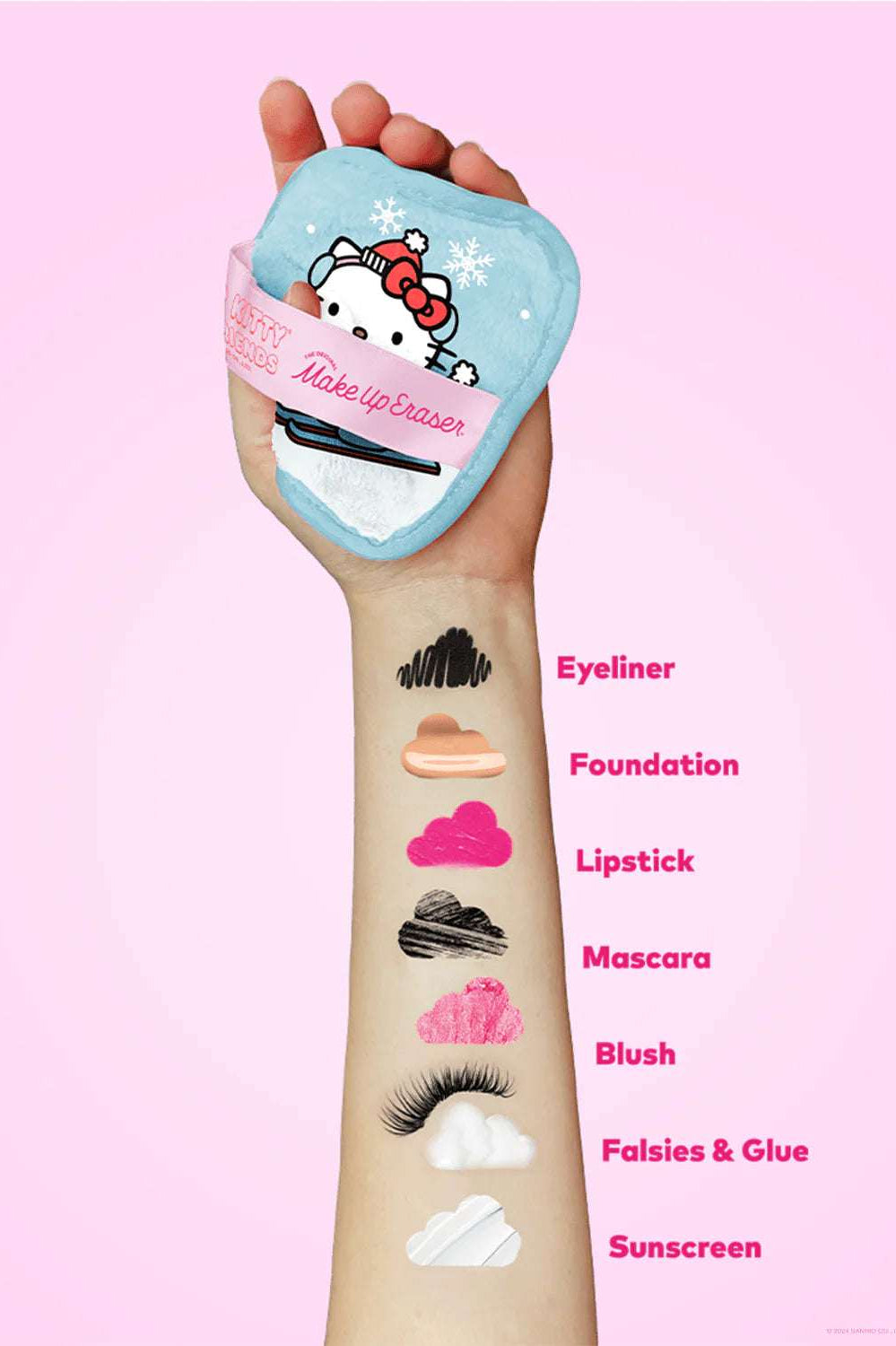 Makeup Eraser Hello Kitty & Friends Aspen Vacation 7-Day Set © Sanrio by Makeup Eraser – Beauty Product – Purple | Spoiled Brat UK