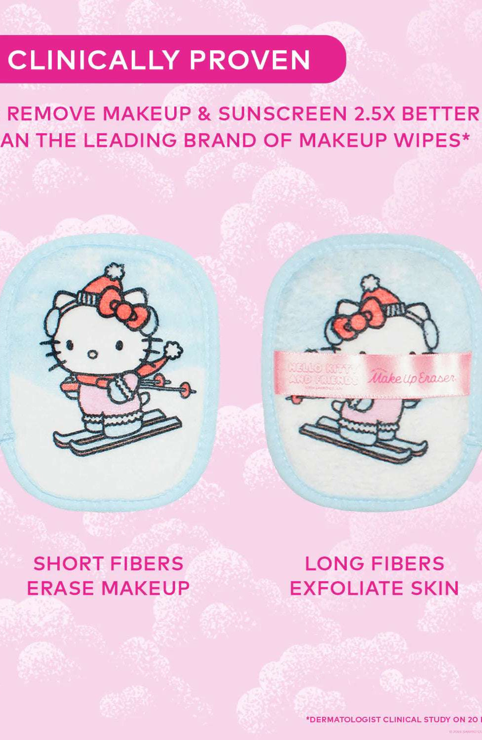 Shop Makeup Eraser Makeup Eraser Hello Kitty & Friends Aspen Vacation 7 - Day Set © Sanrio Beauty Product for women – premium loungewear and festival fashion at Spoiled Brat