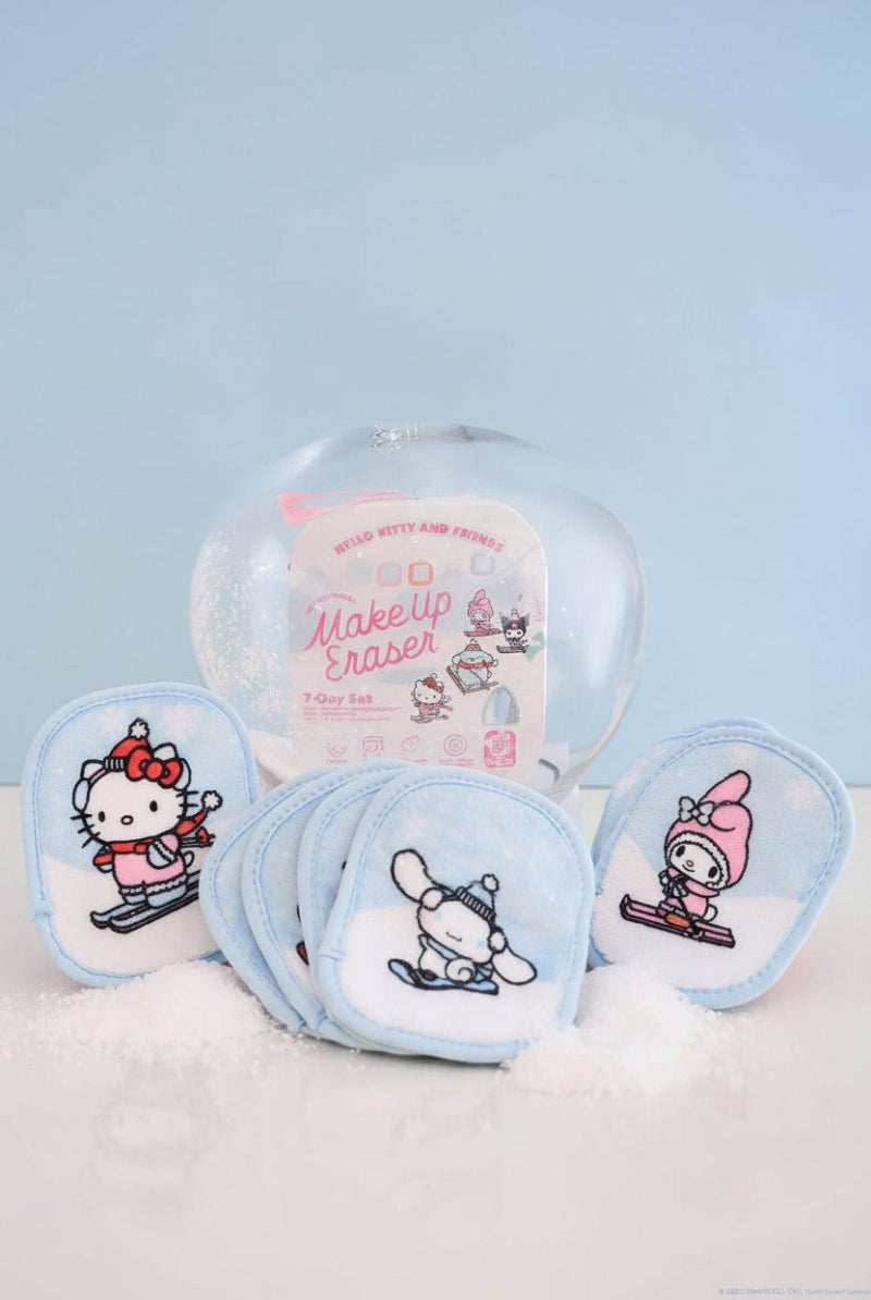 Shop Makeup Eraser Makeup Eraser Hello Kitty & Friends Aspen Vacation 7 - Day Set © Sanrio Beauty Product for women – premium loungewear and festival fashion at Spoiled Brat