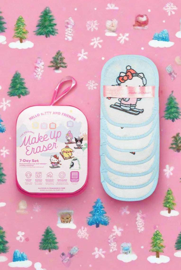 Shop Makeup Eraser Makeup Eraser Hello Kitty & Friends Aspen Vacation 7 - Day Set © Sanrio Beauty Product for women – premium loungewear and festival fashion at Spoiled Brat