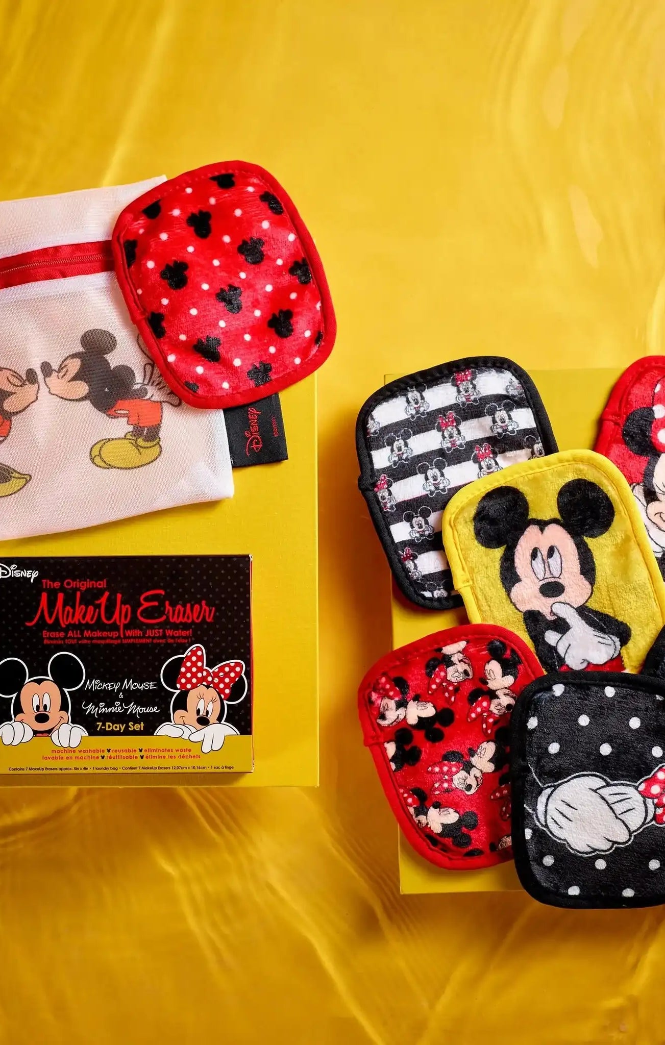 Makeup Eraser Mickey & Minnie 7-Day Set Beauty Product by Makeup Eraser as seen on celebrities