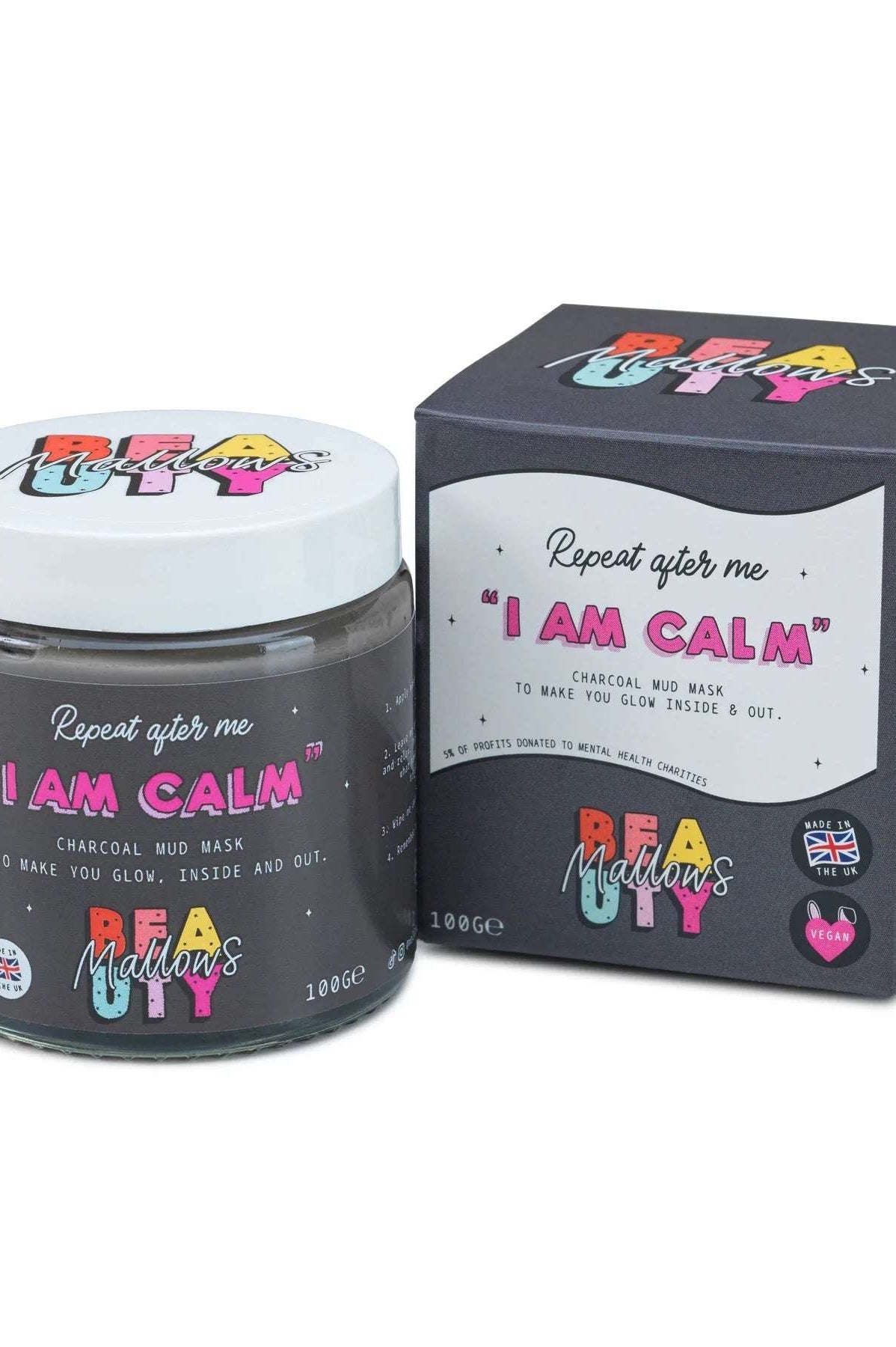 Mallows Beauty Charcoal Mud Mask Face Mask by Mallows Beauty as seen on celebrities