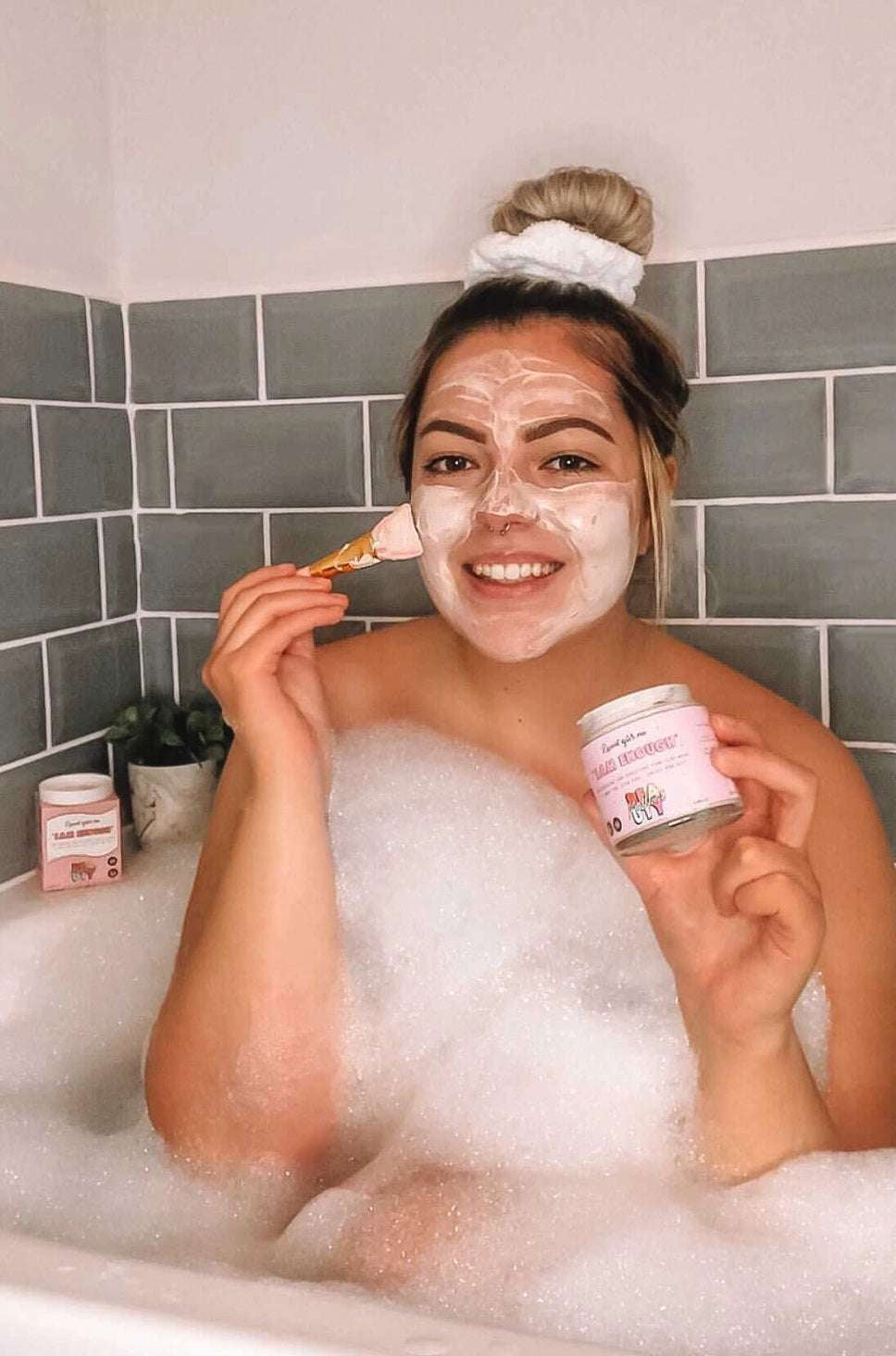 Shop Mallows Beauty Mallows Beauty Hyaluronic Acid Pink Clay Face Mask Beauty Kit for women – premium loungewear and festival fashion at Spoiled Brat