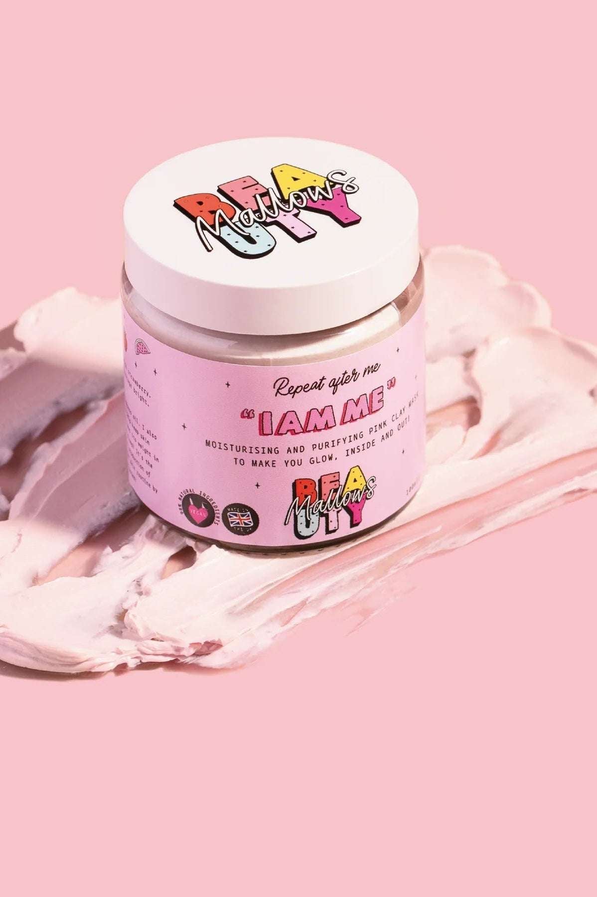 Mallows Beauty Watermelon Pink Clay Face Mask Beauty Kit by Mallows Beauty as seen on celebrities