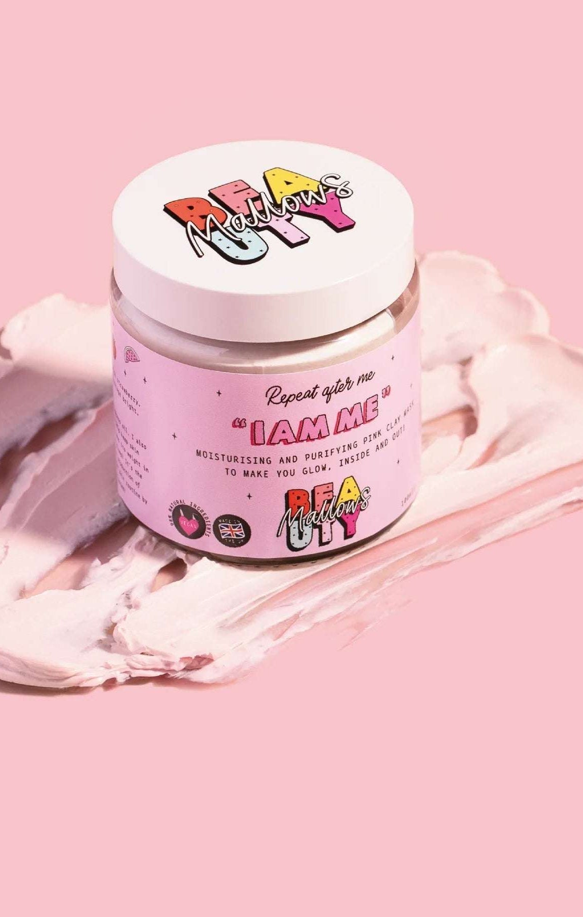 Mallows Beauty Watermelon Pink Clay Face Mask Beauty Kit by Mallows Beauty as seen on celebrities
