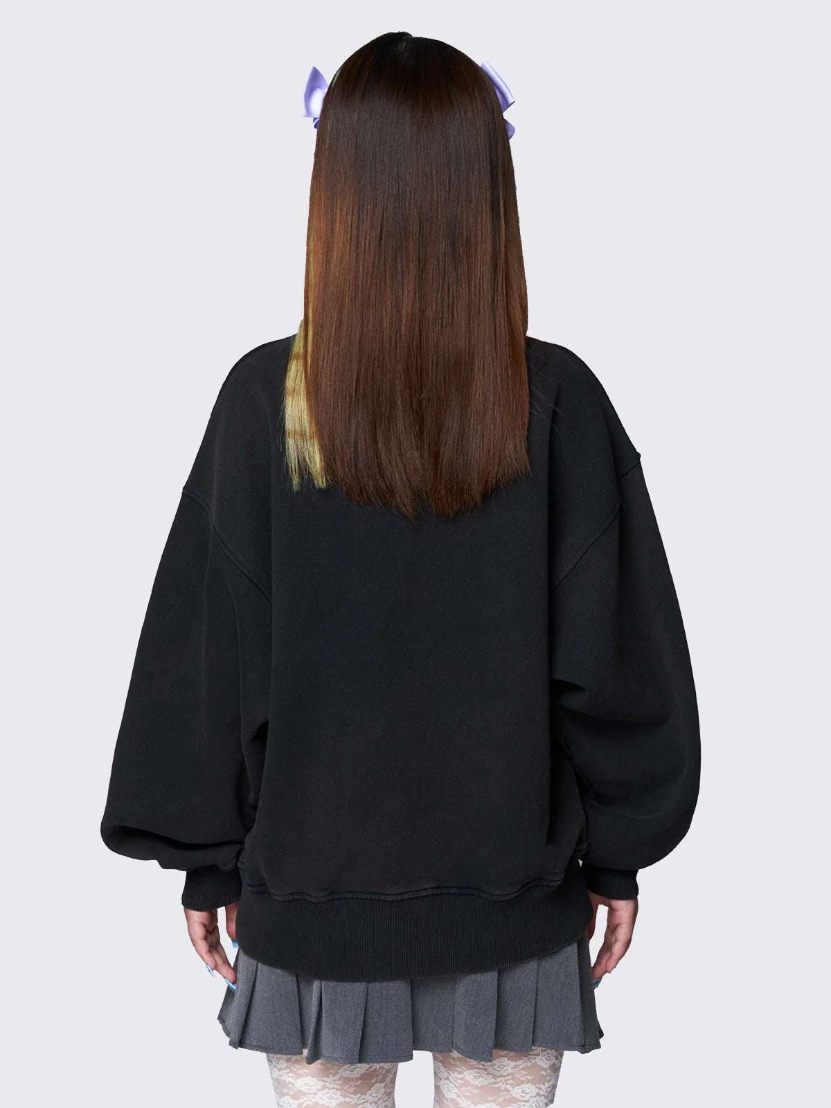 Shop Minga London Minga London x Ema Gaspar Bunny Graphic Sweatshirt Sweater for women – premium loungewear and festival fashion at Spoiled Brat