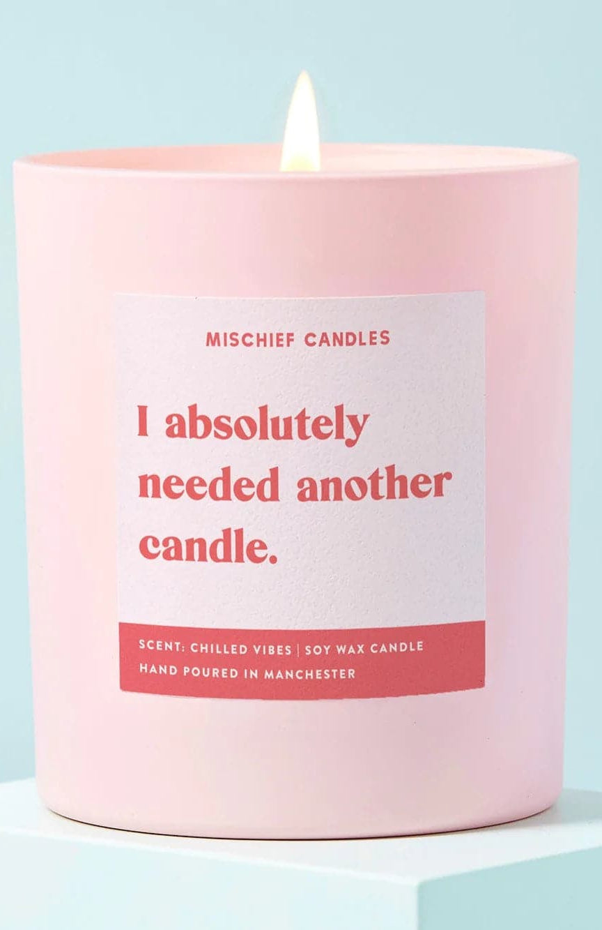 Shop Mischief Candles Funny Needed Another Candle Gift For Her Funny Candle Candles for women – premium loungewear and festival fashion at Spoiled Brat