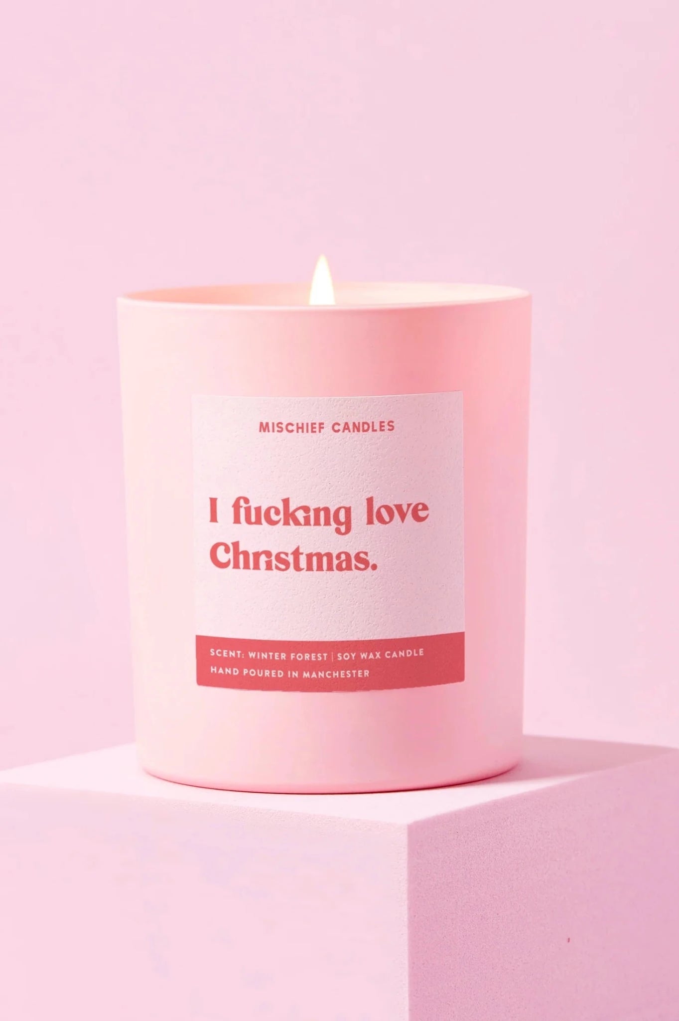 Shop Mischief Candles I Fucking Love Christmas Candle Candles for women – premium loungewear and festival fashion at Spoiled Brat