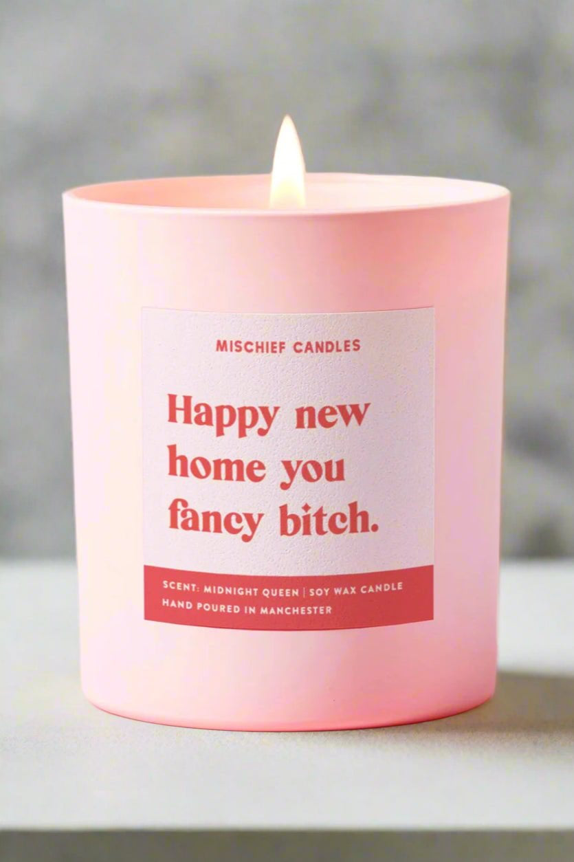 Shop Mischief Candles Mischief Candles New Home Gift Funny New Home Gift Soy Wax Candle New Home Fancy Bitch Candles for women – premium loungewear and festival fashion at Spoiled Brat