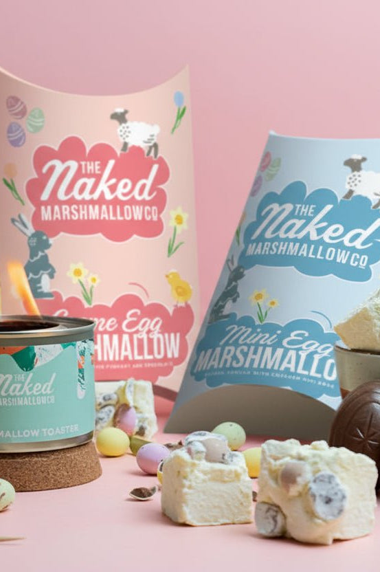 Shop Naked Marshmallow EASTER Edition Gourmet Marshmallow Toasting Gift Set Gifts for women – premium loungewear and festival fashion at Spoiled Brat