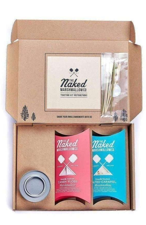 Marshmallow Toasting Kit Gifts by Naked Marshmallow as seen on celebrities