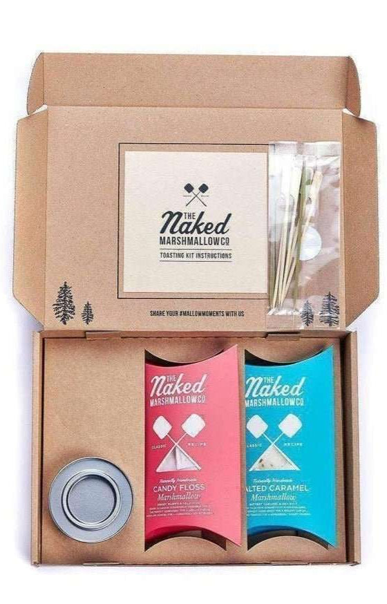 Marshmallow Toasting Kit Gifts by Naked Marshmallow as seen on celebrities