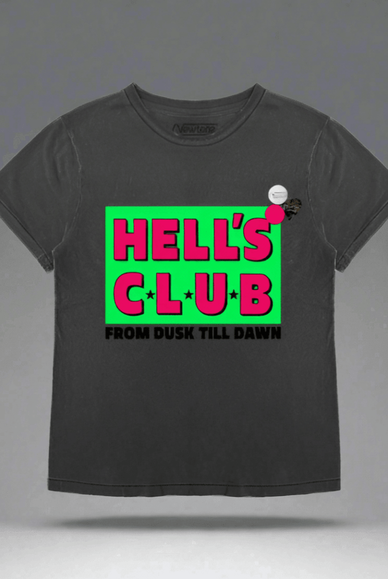 Shop Newtone Newtone Hells Club Starlight Dawn T-shirt T-Shirt for women – premium loungewear and festival fashion at Spoiled Brat