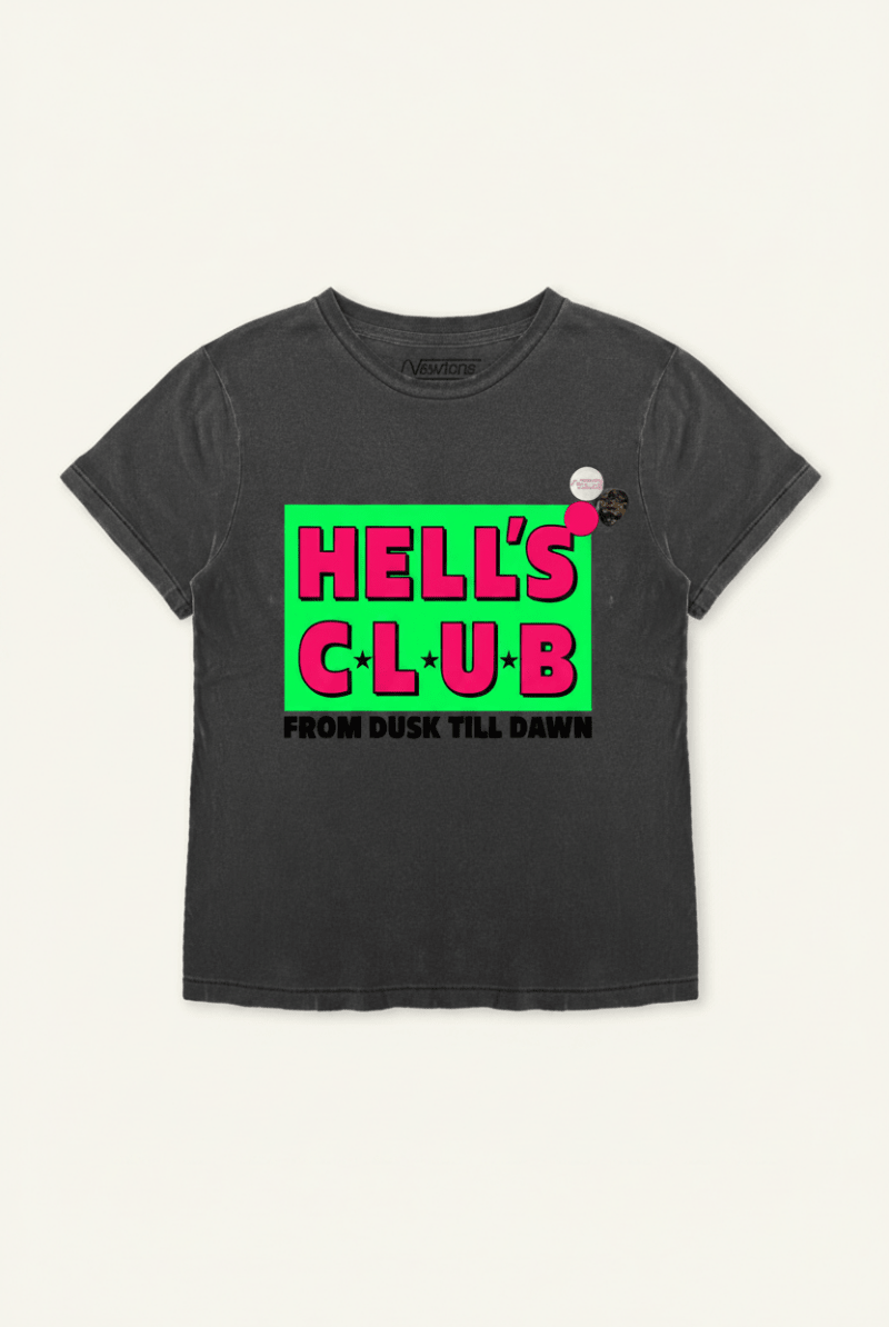 Shop Newtone Newtone Hells Club Starlight Dawn T-shirt T-Shirt for women – premium loungewear and festival fashion at Spoiled Brat