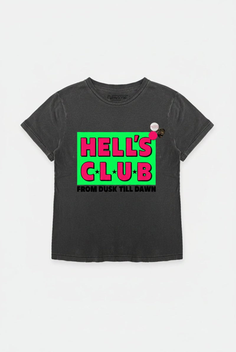 Shop Newtone Newtone Hells Club Starlight Dawn T-shirt T-Shirt for women – premium loungewear and festival fashion at Spoiled Brat