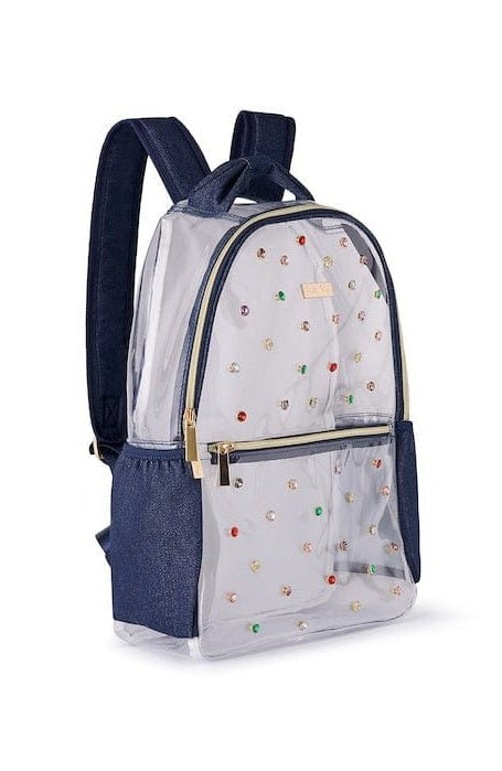 Shop Packed Party Packed Party Back to Fun Denim & Gems Backpack Backpack for women – premium loungewear and festival fashion at Spoiled Brat