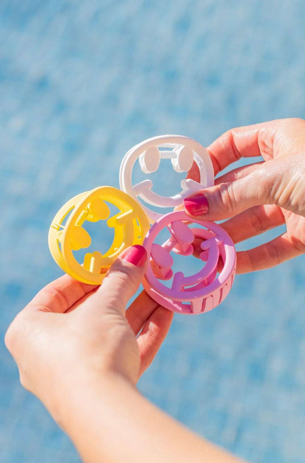 Shop Packed Party Packed Party Bring on The Smiles Claw Hair Clip Set Hair Clip for women – premium loungewear and festival fashion at Spoiled Brat