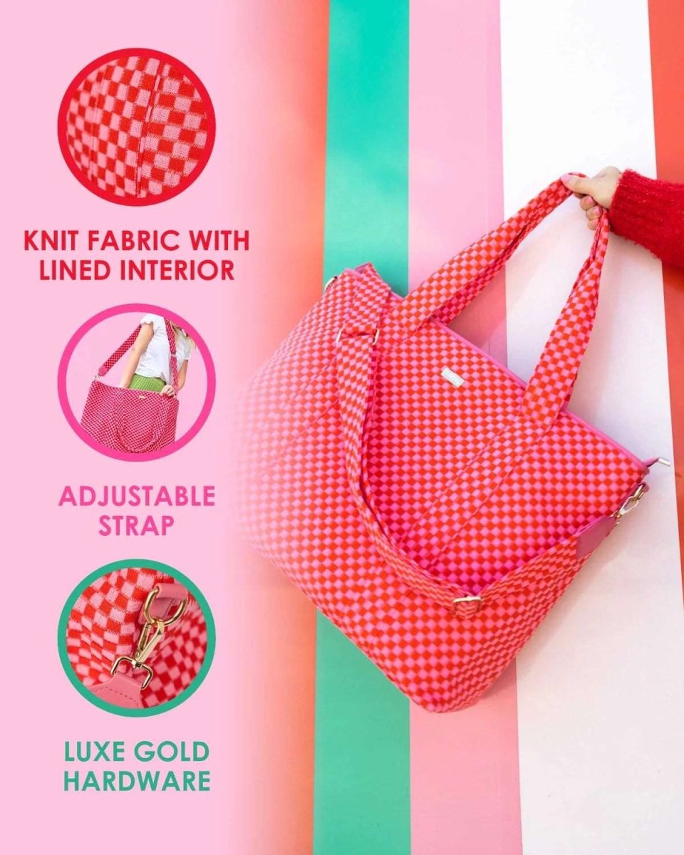 Shop Packed Party Packed Party Check This Weekender Duffle Bag Tote Bag for women – premium loungewear and festival fashion at Spoiled Brat