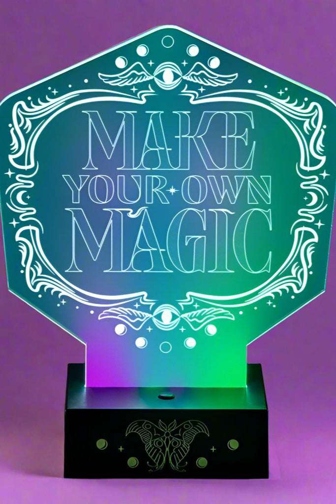 Shop Paladone Wicked Acrylic Light Night Lamp for women – premium loungewear and festival fashion at Spoiled Brat