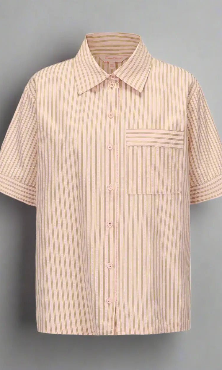 Shop Pixie and Peach Pixie & Peach Brigette Shirt Shirt for women – premium loungewear and festival fashion at Spoiled Brat