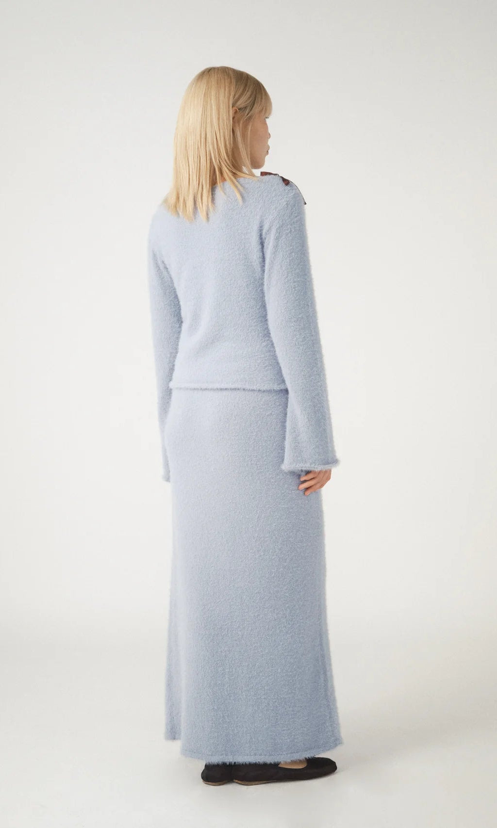 Pixie & Peach Chloe Cosy Bow Maxi Skirt - Spoiled Brat