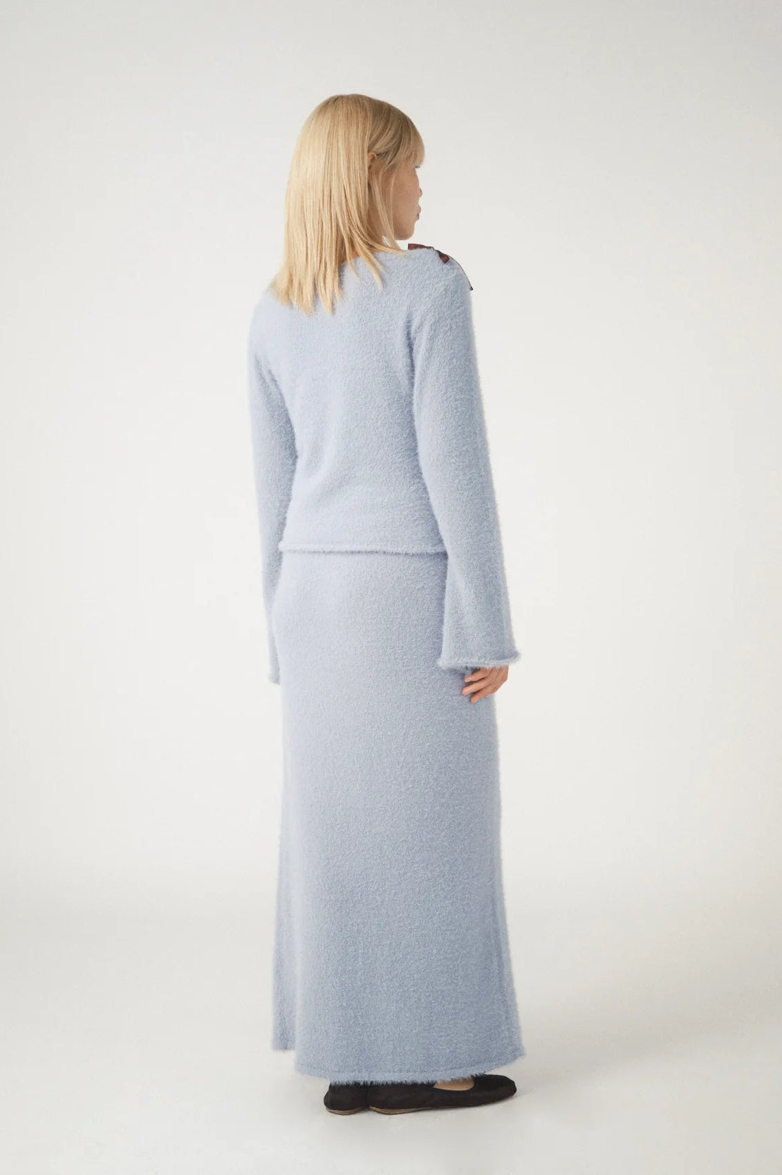 Shop Pixie and Peach Pixie & Peach Chloe Cosy Bow Top Jumper for women – premium loungewear and festival fashion at Spoiled Brat