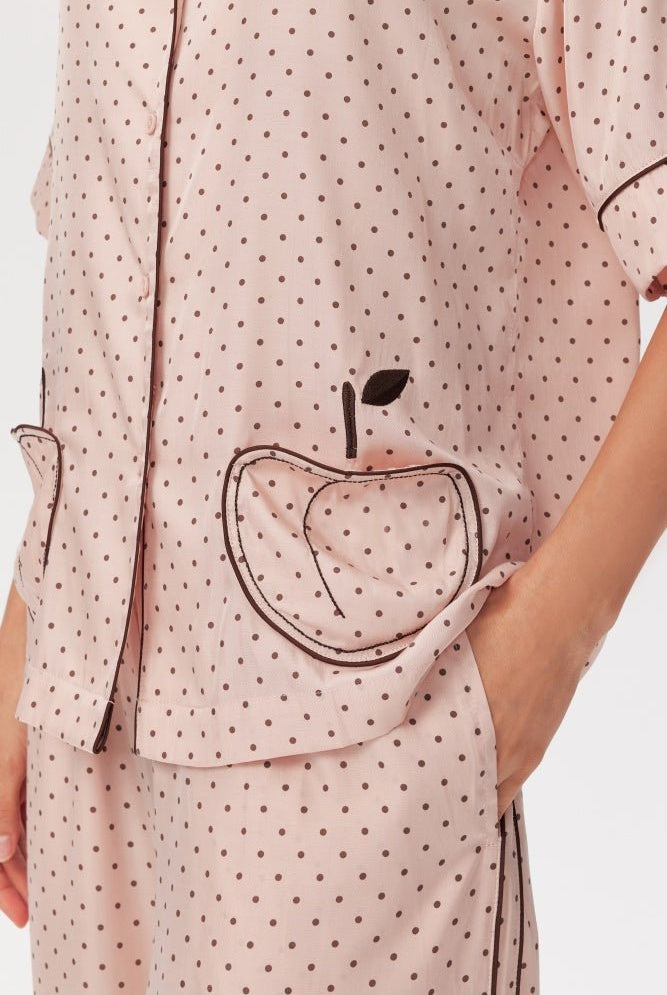 Shop Pixie and Peach Pixie & Peach Chrissie Short Sleeve Shirt Shirt for women – premium loungewear and festival fashion at Spoiled Brat