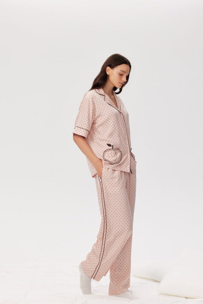 Shop Pixie and Peach Pixie & Peach Chrissie Trouser Pyjamas for women – premium loungewear and festival fashion at Spoiled Brat