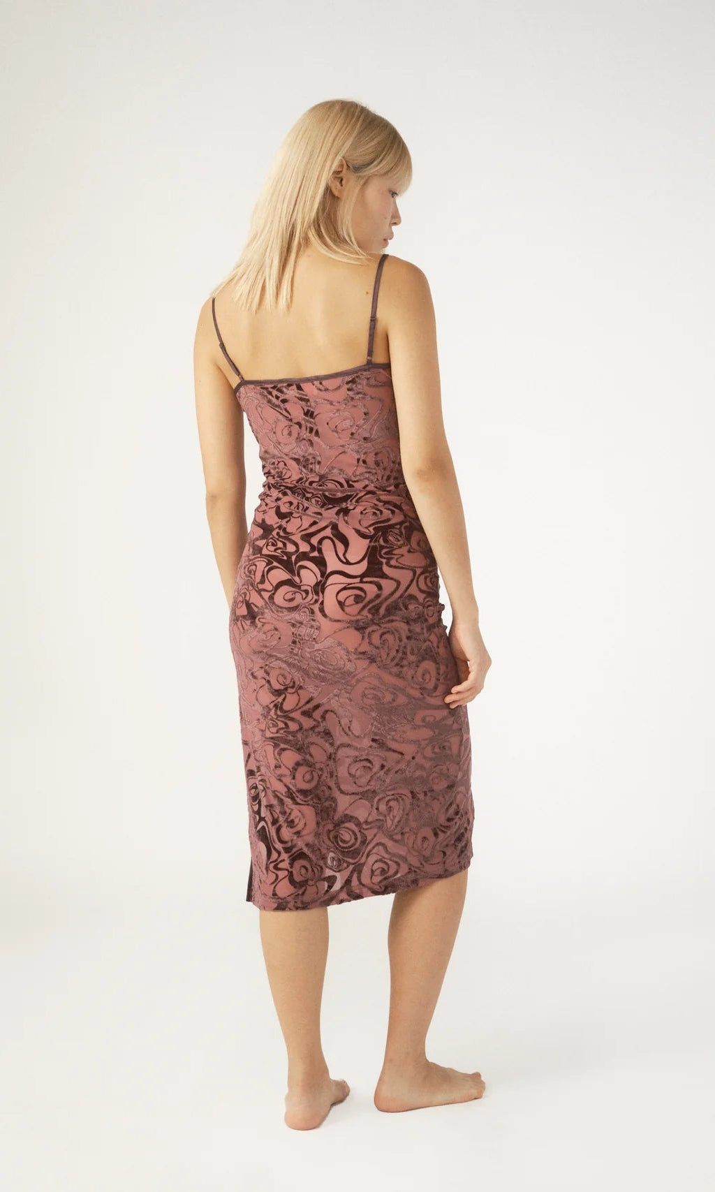 Pixie & Peach Devore Slip Dress - Spoiled Brat