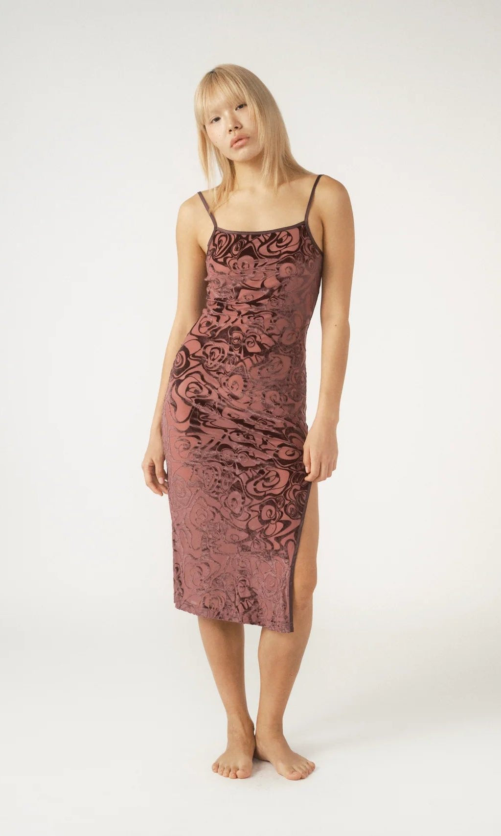 Pixie & Peach Devore Slip Dress - Spoiled Brat