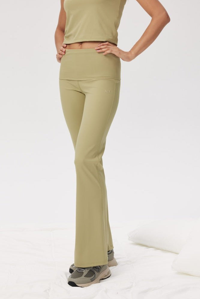 Shop Pixie and Peach Pixie & Peach Gina Flared Leggings Trousers for women – premium loungewear and festival fashion at Spoiled Brat