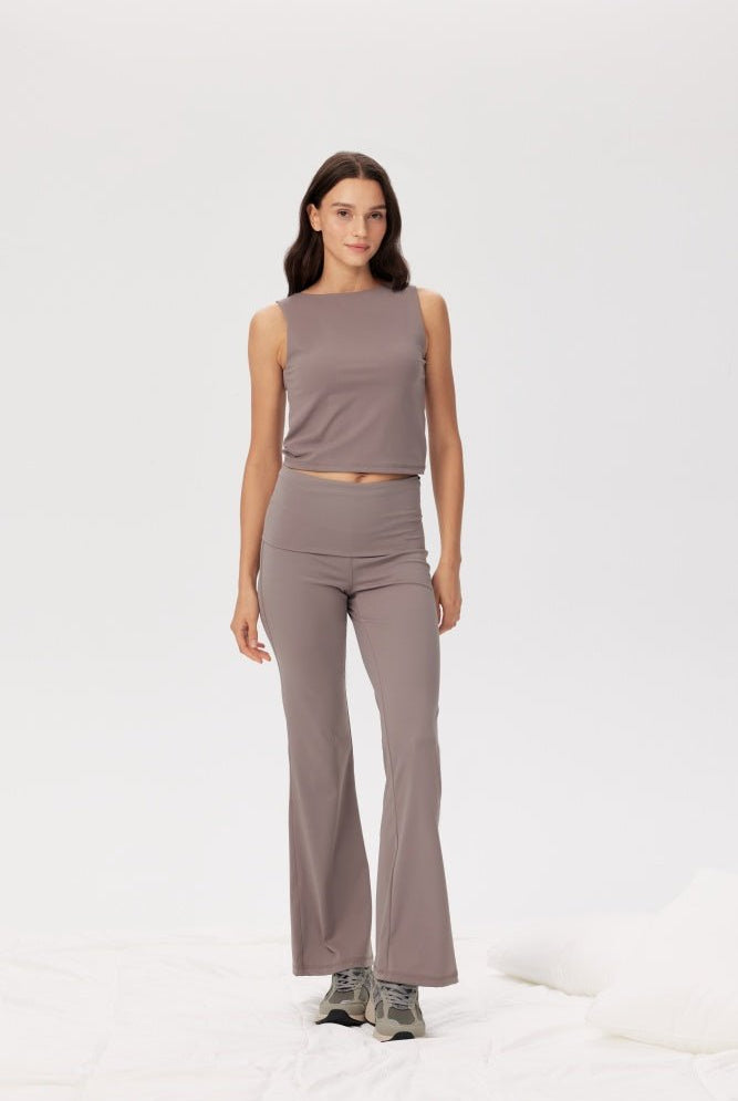 Shop Pixie and Peach Pixie & Peach Gina Flared Leggings Trousers for women – premium loungewear and festival fashion at Spoiled Brat