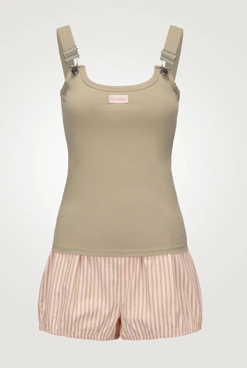 Shop Pixie and Peach Pixie & Peach Jean Buckle Cami Top Cami Top for women – premium loungewear and festival fashion at Spoiled Brat