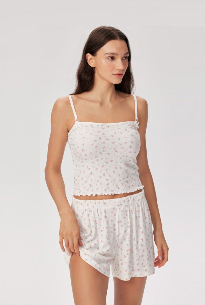Shop Pixie and Peach Pixie & Peach Peachy Floral Cami Cami Top for women – premium loungewear and festival fashion at Spoiled Brat