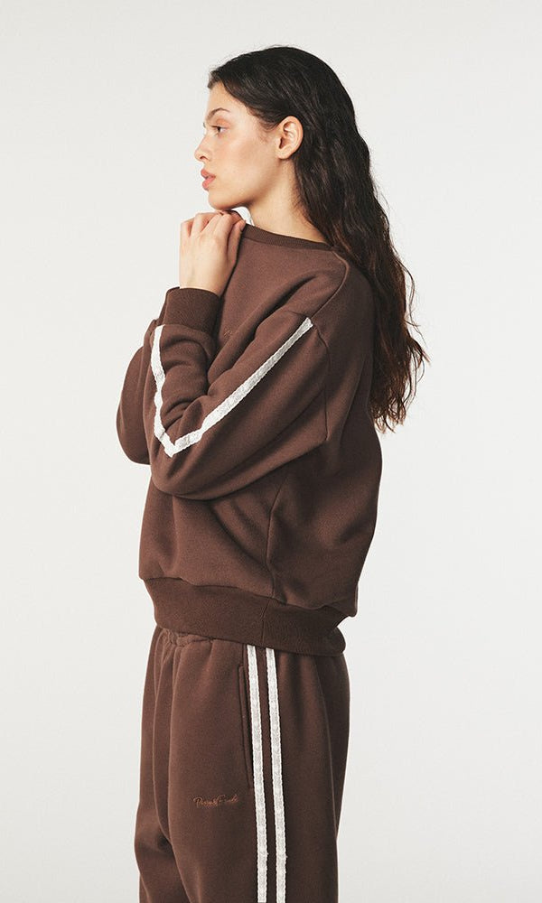 Pixie & Peach Pixie Lace Sweatshirt - Spoiled Brat