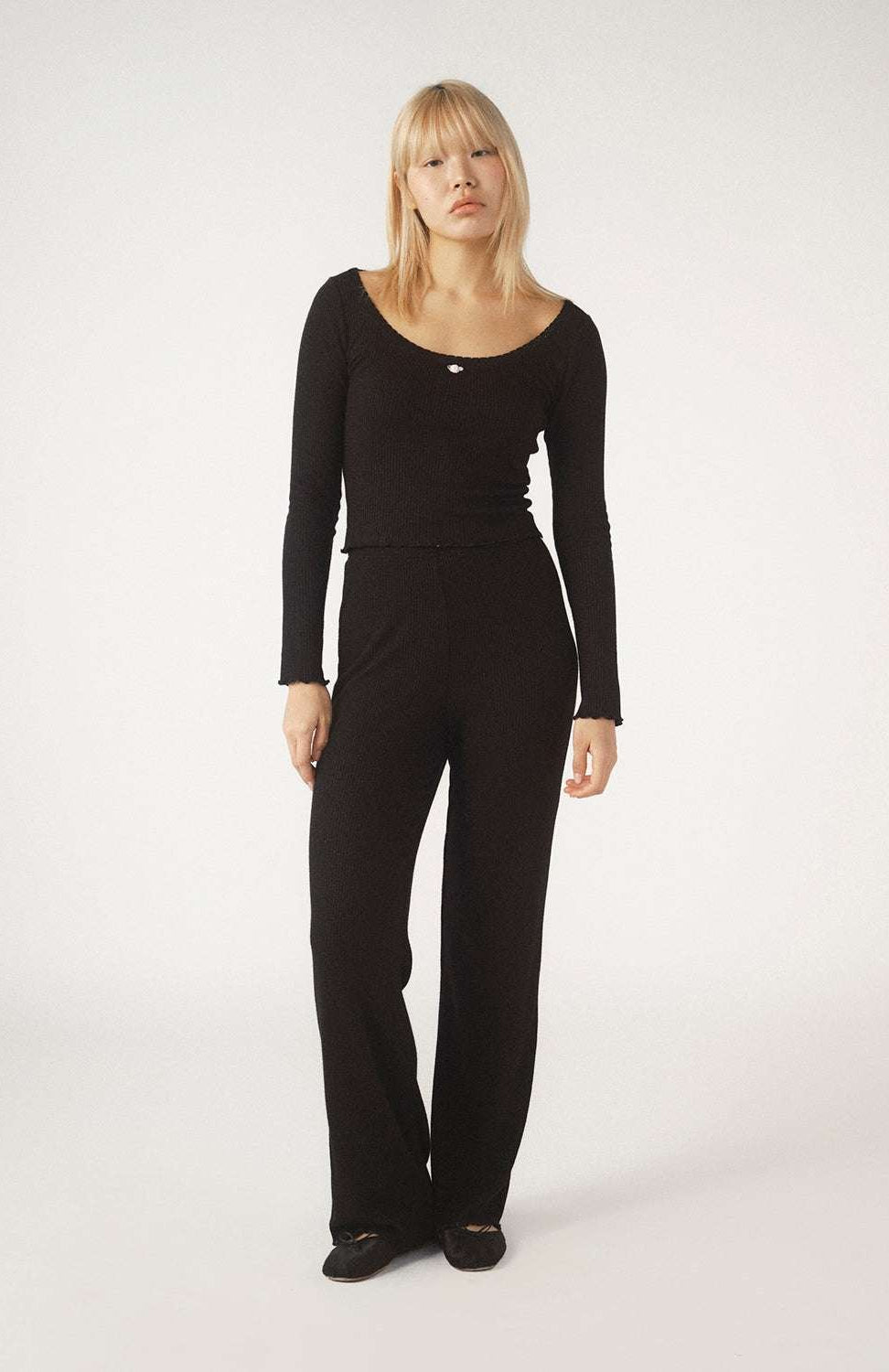 Shop Pixie and Peach Pixie & Peach Rose Long Sleeved Lounge Set Pyjamas for women – premium loungewear and festival fashion at Spoiled Brat