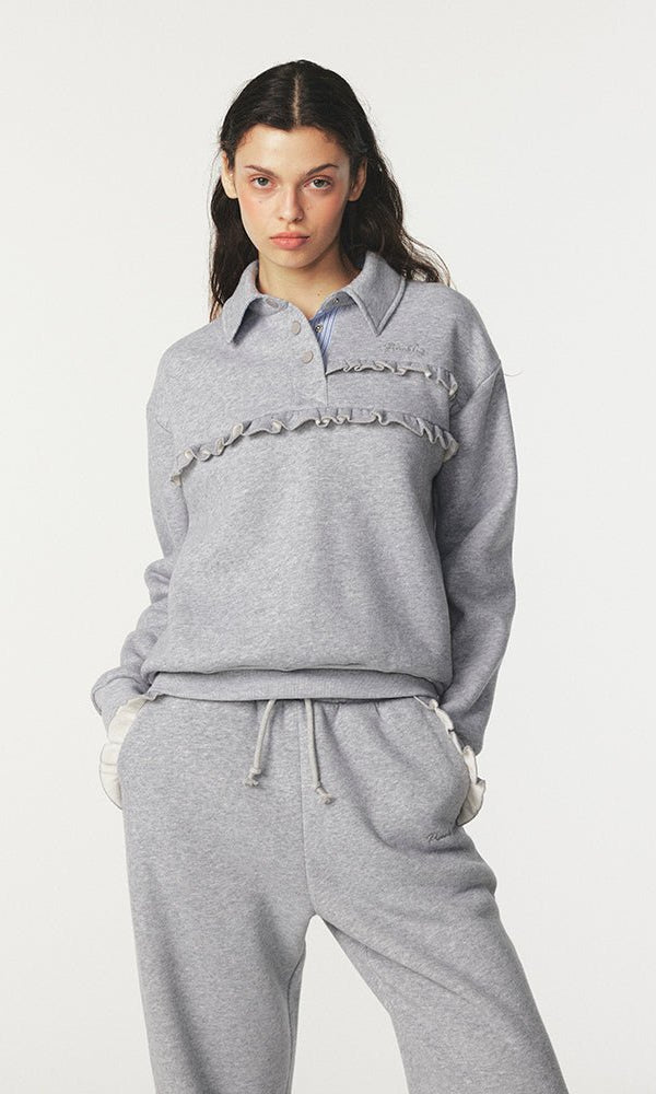 Pixie & Peach Serena Polo Sweatshirt - Spoiled Brat