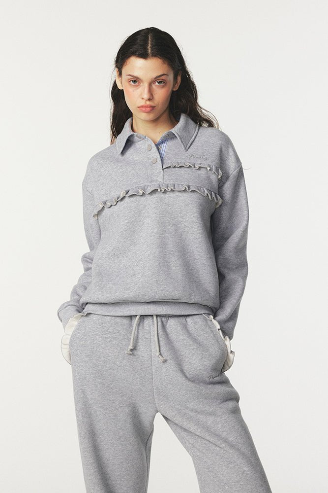 Pixie & Peach Serena Polo Sweatshirt - Spoiled Brat