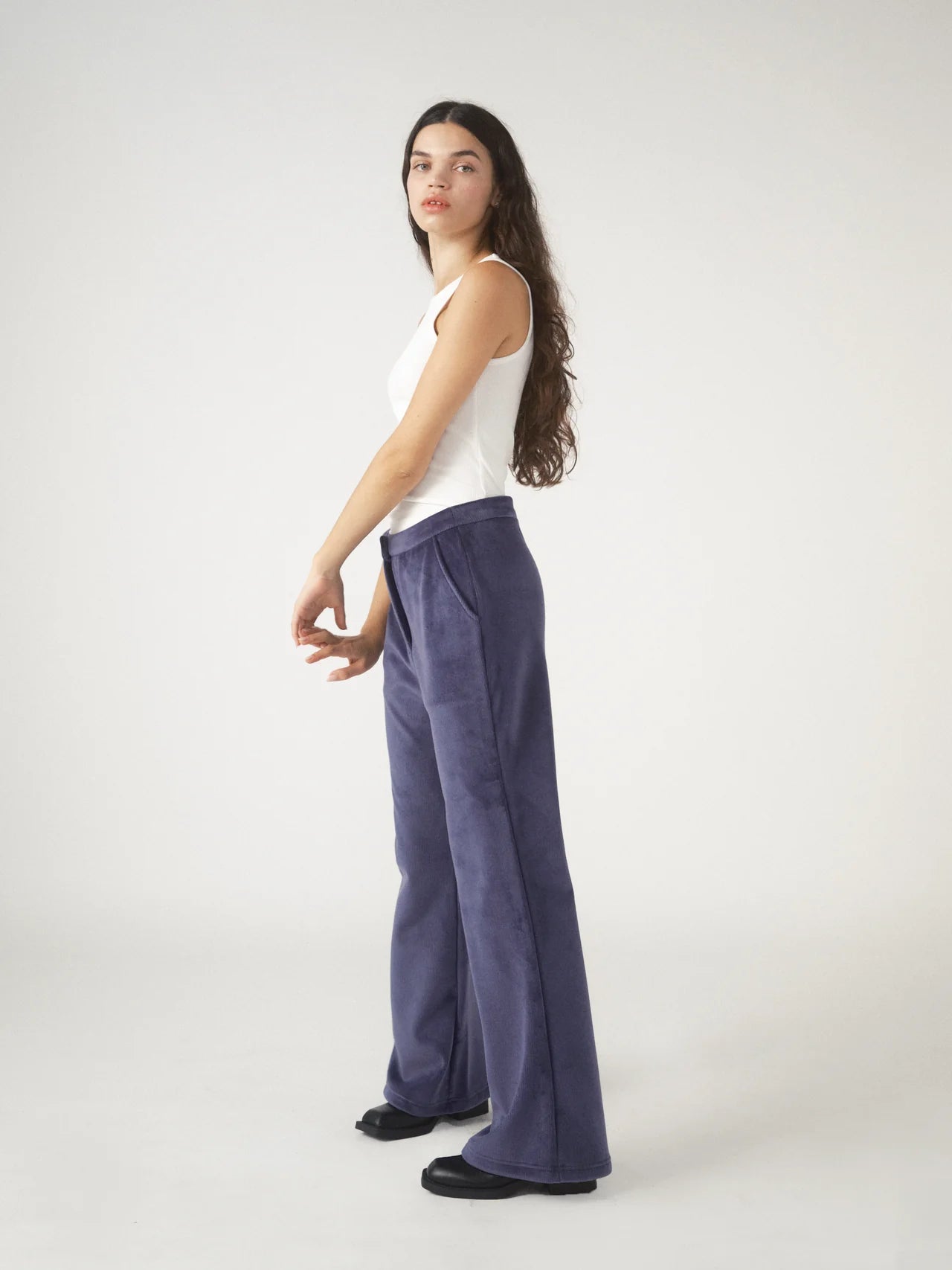 Shop Pixie and Peach Pixie & Peach Shania Velour Trouser Trousers for women – premium loungewear and festival fashion at Spoiled Brat