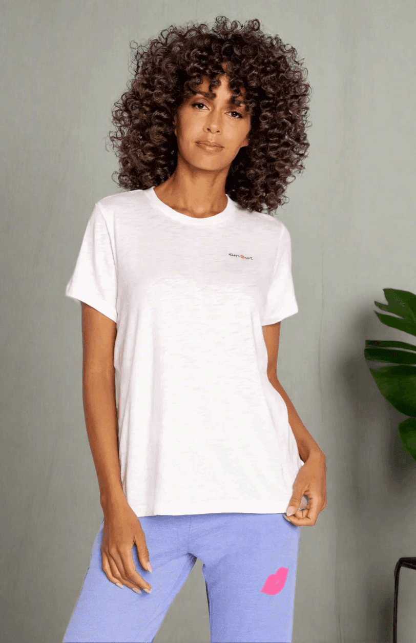 Shop PJ Salvage PJ Salvage Be Mine "Amour" T-Shirt T-Shirt for women – premium loungewear and festival fashion at Spoiled Brat