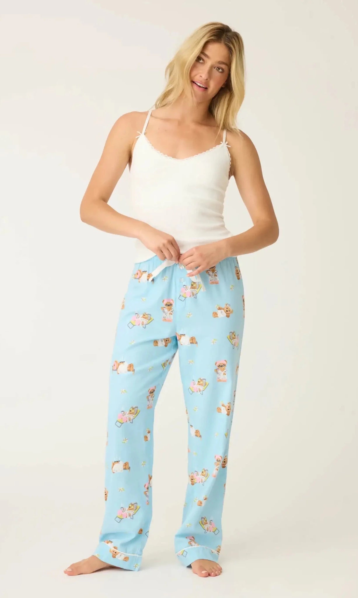 PJ Salvage Beary Cute Bear Print Flannel PJ Pants - Spoiled Brat