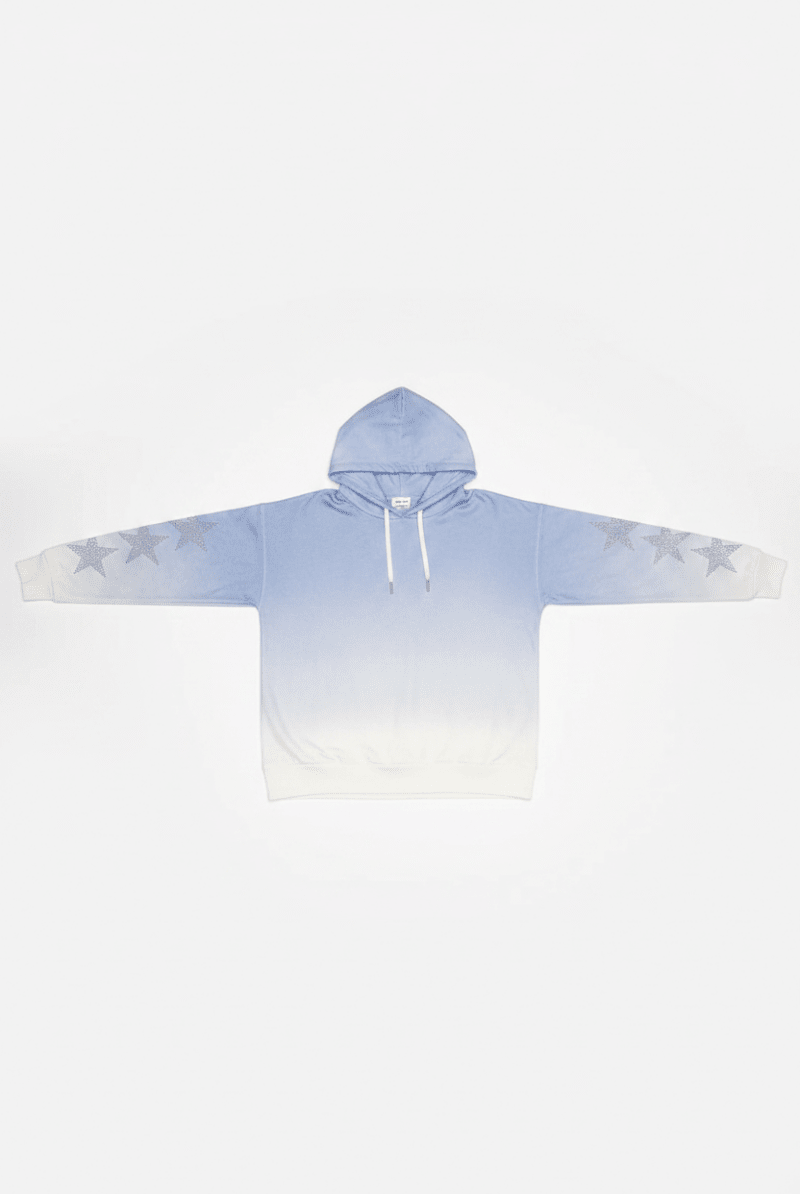 Shop PJ Salvage PJ Salvage Blue Ombre Goddess Star Hoodie Hoodie for women – premium loungewear and festival fashion at Spoiled Brat