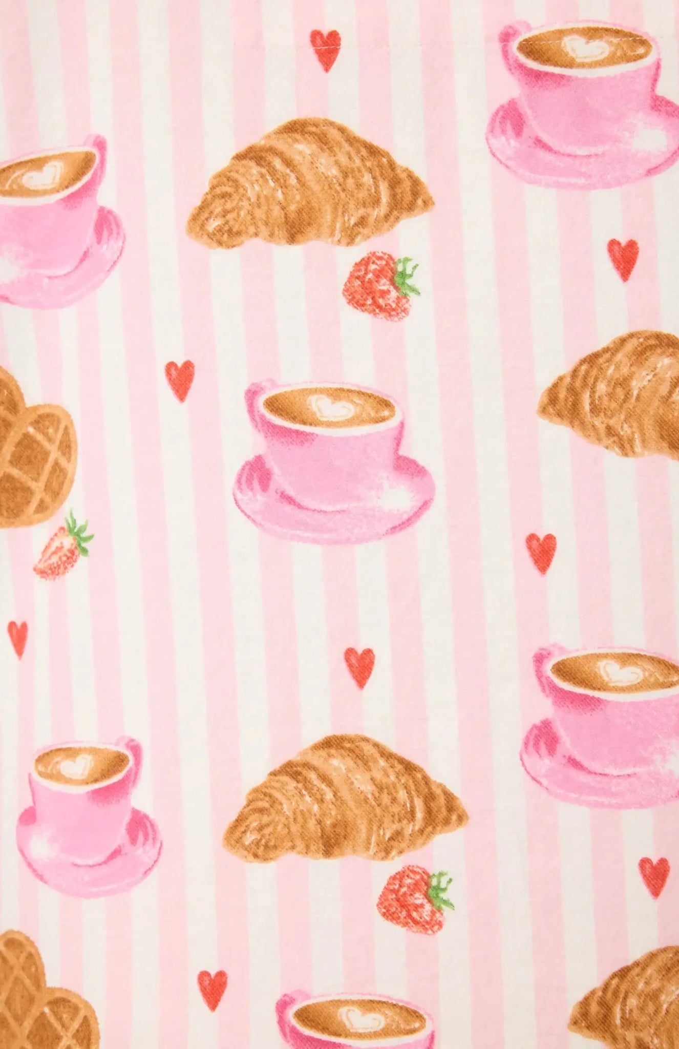 Shop PJ Salvage PJ Salvage Brunch Club Breakfast 3 - Piece Flannel PJ Set Pyjamas for women – premium loungewear and festival fashion at Spoiled Brat