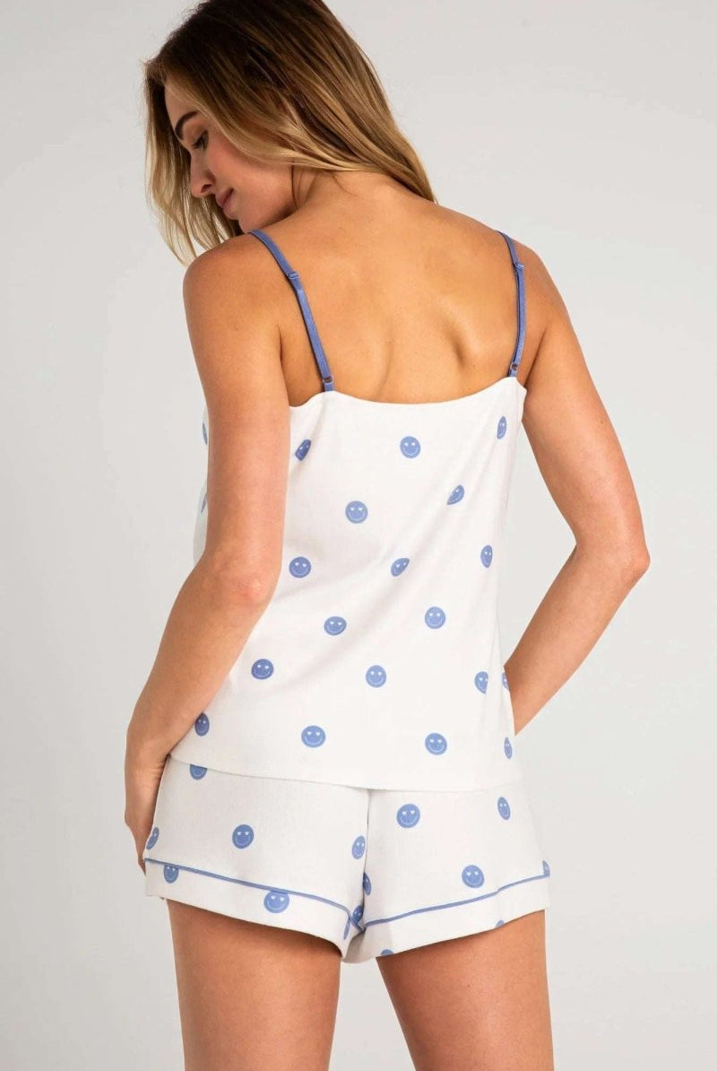 Shop PJ Salvage PJ Salvage Choose Happy Pyjama Cami Top Pyjamas for women – premium loungewear and festival fashion at Spoiled Brat