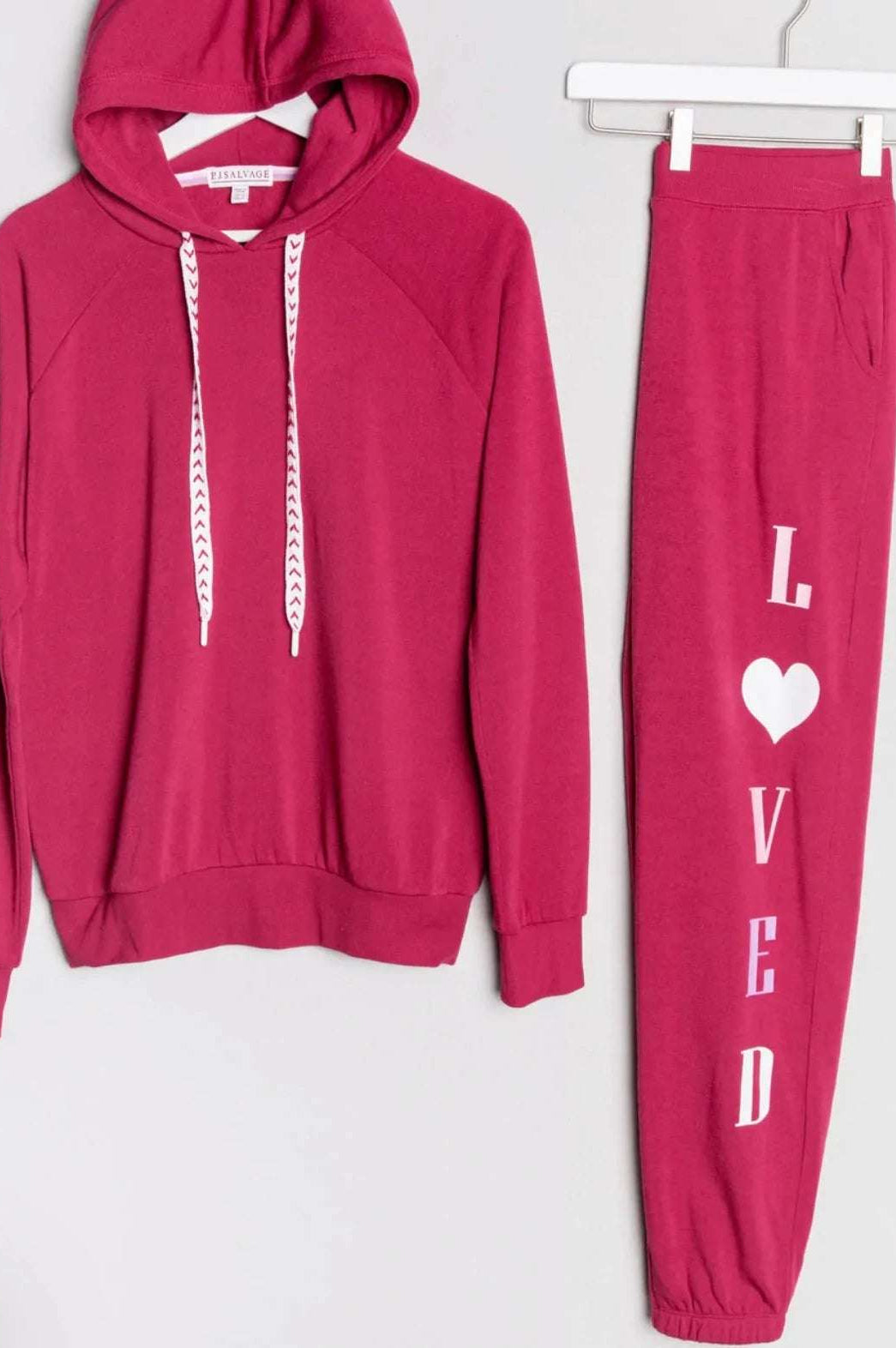 PJ Salvage Feeling Loved Sweatpants Jogger Bottoms by PJ Salvage as seen on celebrities