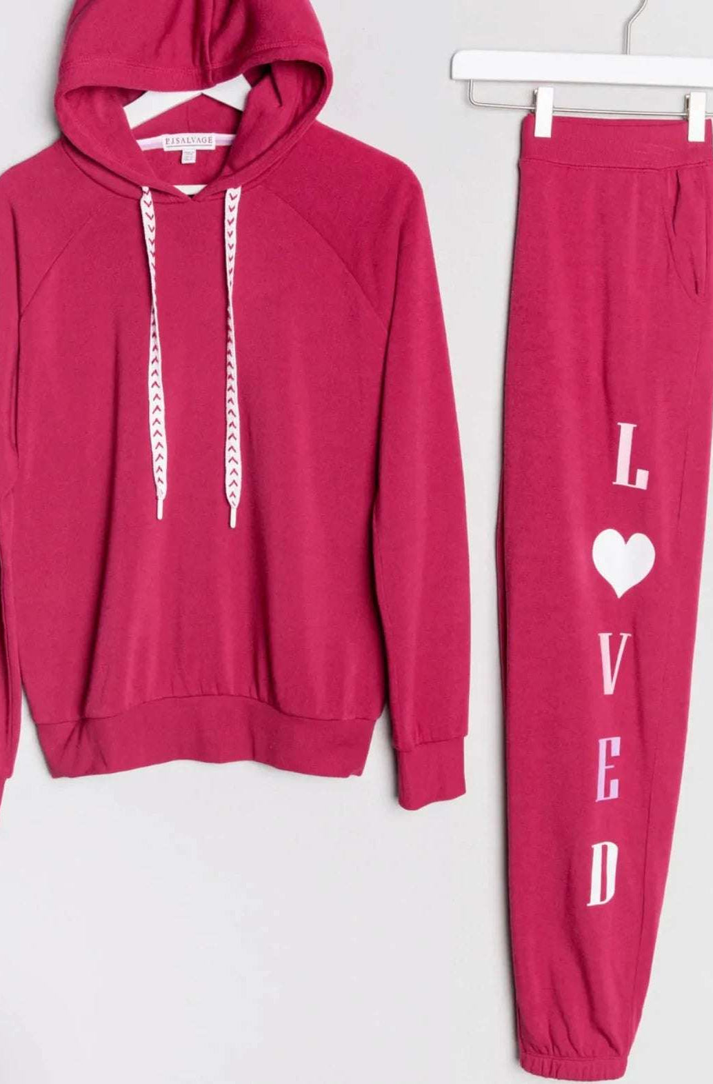 PJ Salvage Feeling Loved Sweatpants Jogger Bottoms by PJ Salvage as seen on celebrities